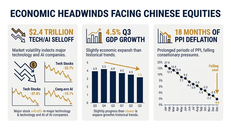 Structural economic challenges and a massive technology repricing have eroded $2.4 trillion in market value.