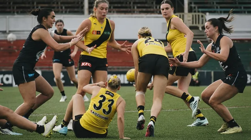 Geelong's forward pressure and clinical ball movement have powered them to nine consecutive victories.
