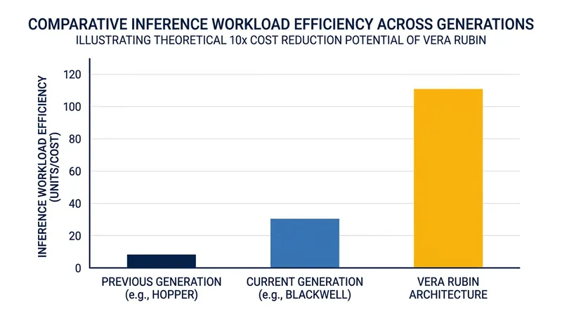 NVIDIA's Rubin architecture aims to offset premium rental costs through massive efficiency gains.