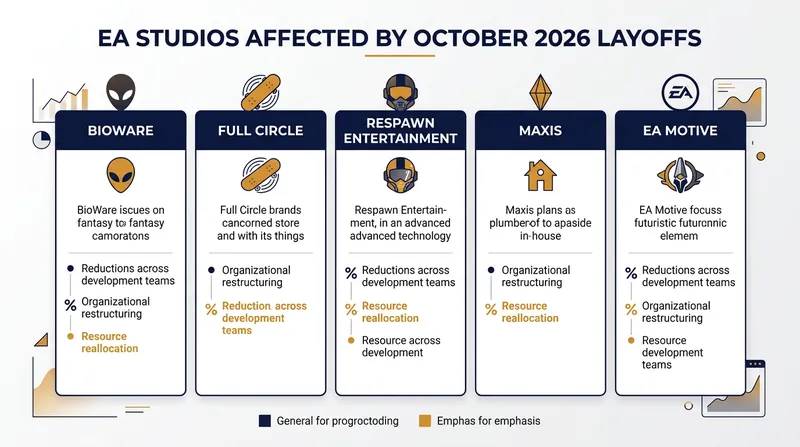 The workforce reductions have impacted teams responsible for some of EA's largest franchises.