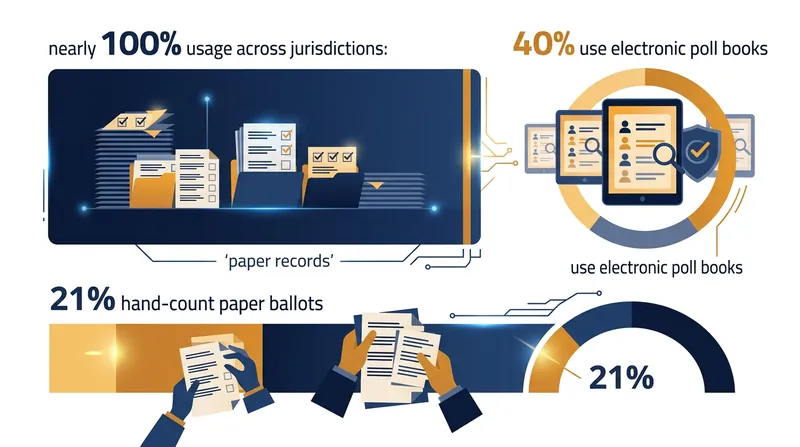 The hardware underlying American elections has almost universally transitioned to auditable paper formats.