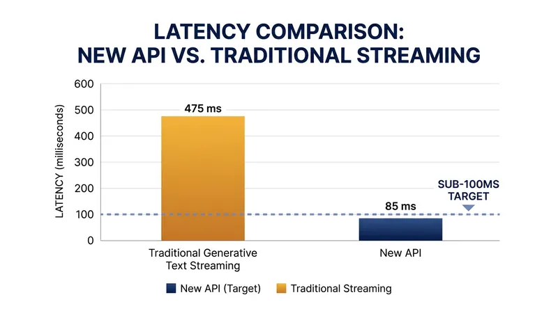 The Decisions API bypasses token streaming to deliver complete structured objects in a single burst.