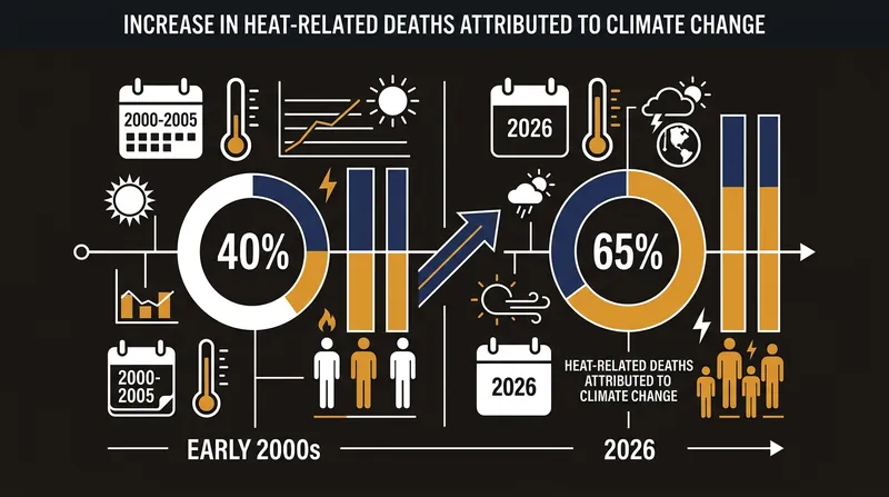 Climate change is now responsible for nearly two-thirds of all heat-related fatalities in European cities.