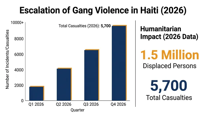 Gang violence has displaced nearly 1.5 million people across Haiti in recent years.
