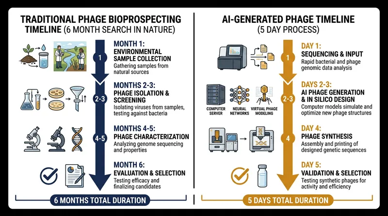 Generative biology aims to reduce the timeline for discovering custom superbug treatments from months to days.