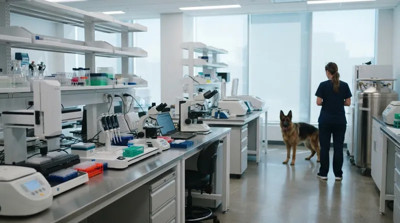 Illustration: The $200 million seed round will fund specialized laboratory infrastructure to bank tissue samples from decorated military dogs.
