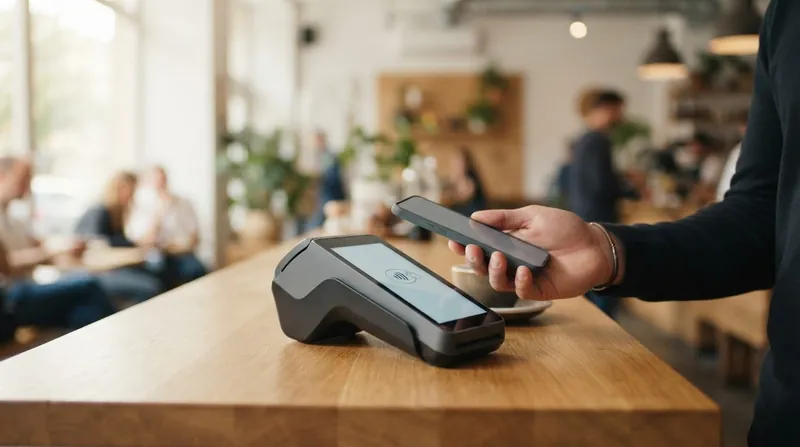 Illustration: Visa and Mastercard's integration allows consumers to spend digital money at existing retail terminals.