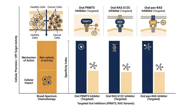 Targeted therapies aim to spare healthy cells that traditional chemotherapy damages.