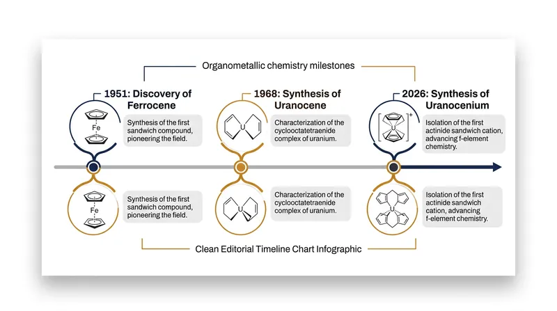 The isolation of uranocenium completes a chemical analogy spanning more than 70 years.