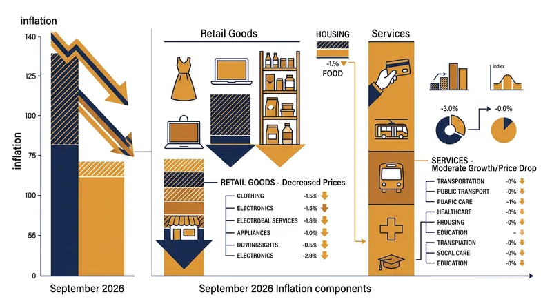 Retail and service costs were the primary drivers behind the September deceleration.