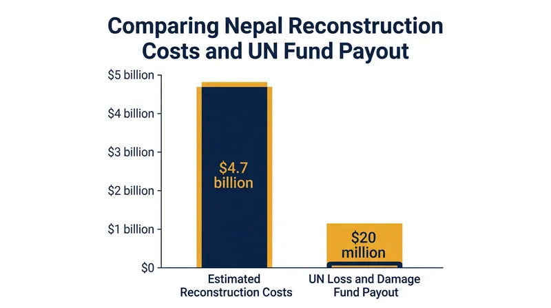 The UN's maximum emergency payout covers less than one percent of Nepal's estimated reconstruction needs.
