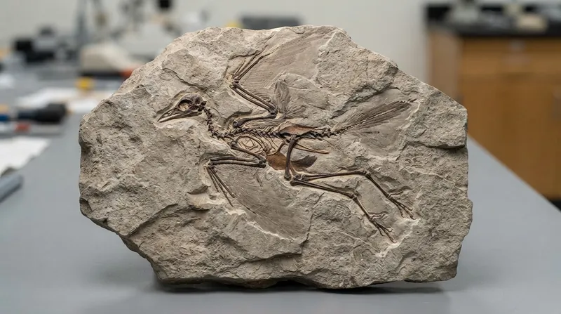 Illustration: Yuezhuornis yangyuanensis possessed short wings and a sickle-shaped claw, adapting it for a life as a terrestrial predator.
