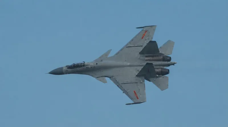 The J-15 "Flying Shark" serves as the primary carrier-based interceptor for the People's Liberation Army Navy.