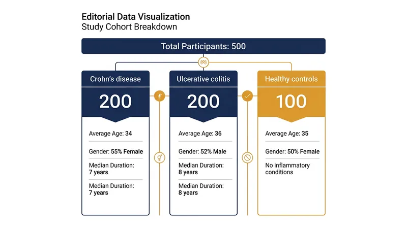 The study analyzed 2,000 blood samples collected from 500 individuals over a ten-year period.