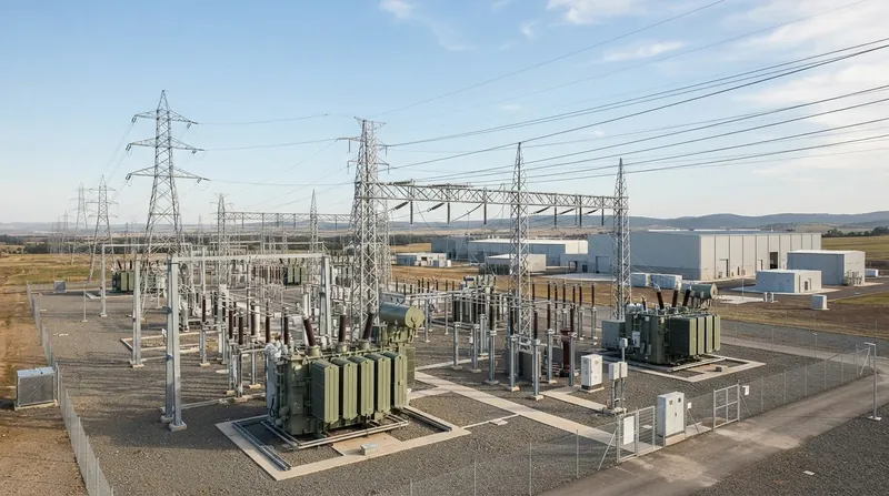 Illustration: Power grid limitations and electrical infrastructure bottlenecks have become the primary constraints on new data center deployments.