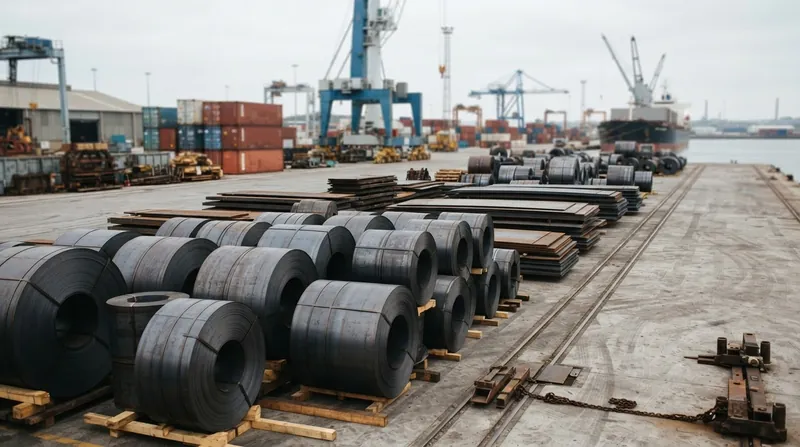 Illustration: Indian steel exports face new margin pressures from the European Union's incoming carbon border tax.