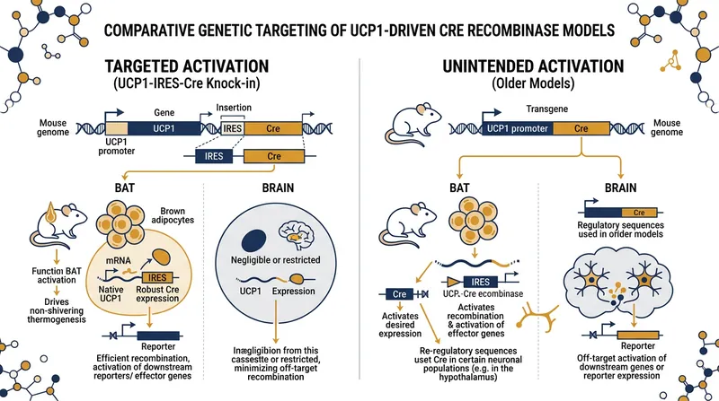 Unlike older transgenic models, the knock-in approach prevents unintended genetic manipulation in the hypothalamus.