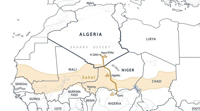 Algeria and Niger share a 956-kilometer border that sits at the center of the Sahel security crisis.