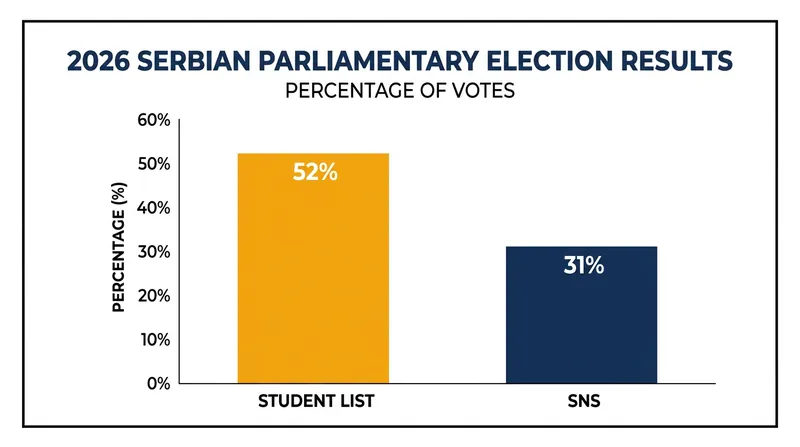 Preliminary results show the Student List securing an absolute majority in the National Assembly.