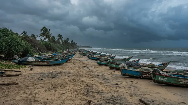 Illustration: Marine operations have been suspended across the Bay of Bengal as sea conditions deteriorate.