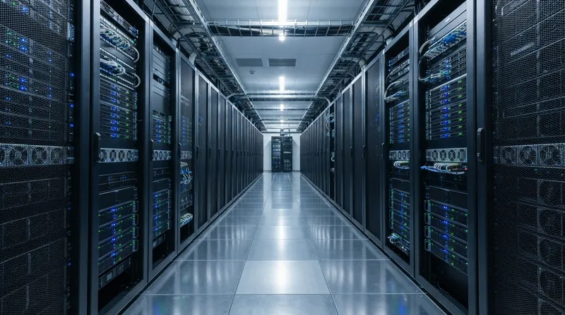 Illustration: The AI industry relies on massive, capital-intensive computing infrastructure to train frontier models.