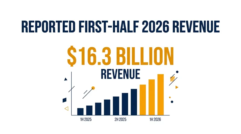 Anthropic reported $16.3 billion in revenue for the first half of 2026.