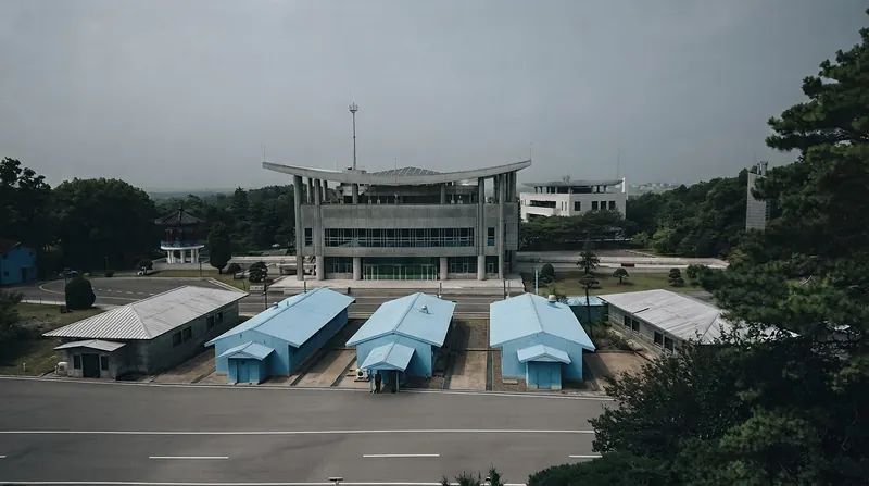 North Korean soldiers have been observed conducting fencing and construction work inside the Demilitarized Zone.