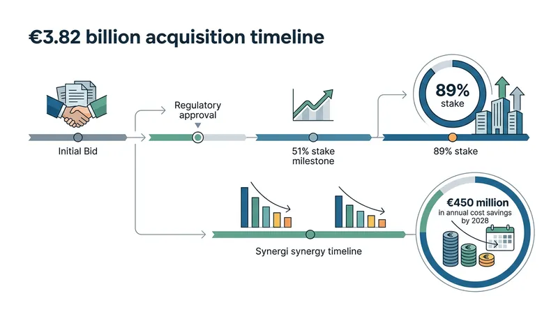 Supply chain synergies and shared research budgets are expected to yield significant cost savings by 2028.