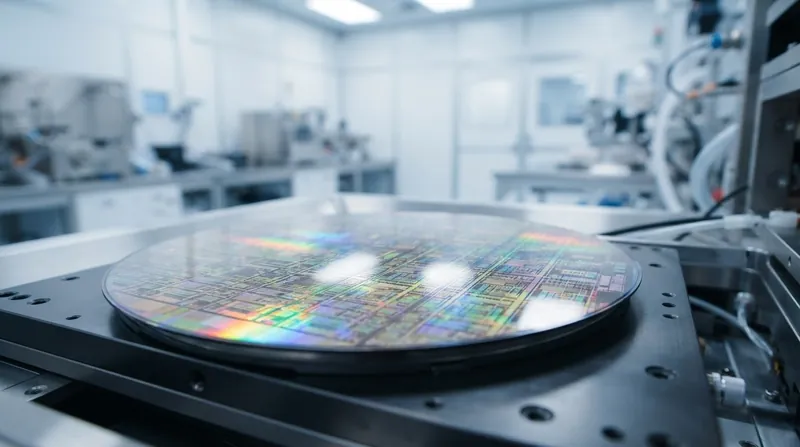 Illustration: Moving to 300-millimeter wafers allows manufacturers to produce more chips per run, lowering unit costs.