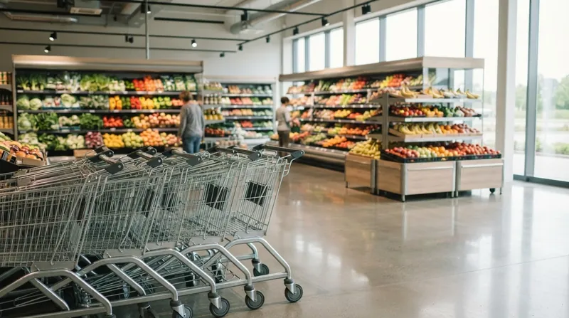 Illustration: A combined platform would control the vast majority of third-party grocery and restaurant fulfillment.