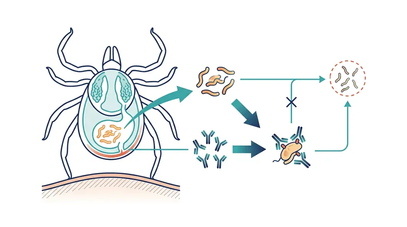 The vaccine targets the outer surface protein A (OspA) of the bacteria responsible for Lyme disease.