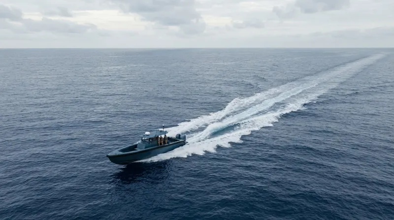 Illustration: Smugglers frequently utilize low-profile, high-speed vessels designed to evade radar detection.