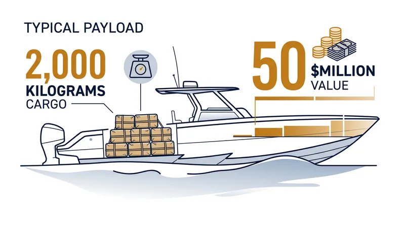 A single go-fast boat can transport narcotics with a street value exceeding $50 million.