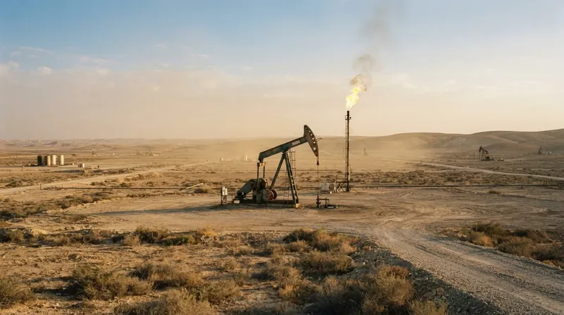 Illustration: The new EPA framework relaxes restrictions on the routine flaring of associated gas, a practice common in regions like the Permian Basin.