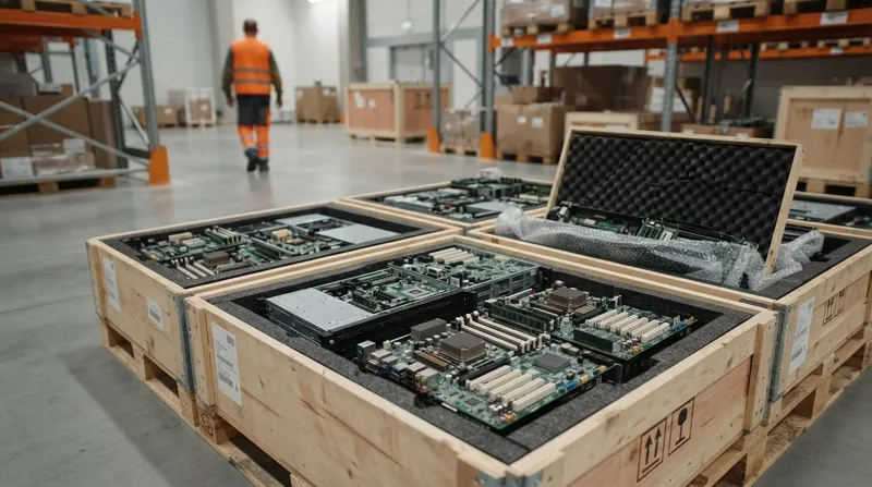Illustration: The smugglers falsely declared the 30 server units as standard electronic components to bypass Malaysia's permit regime.