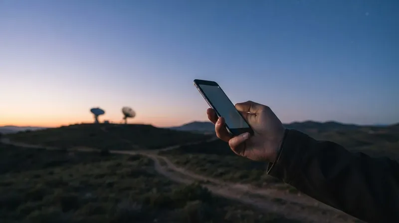 Illustration: Direct-to-device technology aims to connect unmodified smartphones to satellites in areas without cellular coverage.