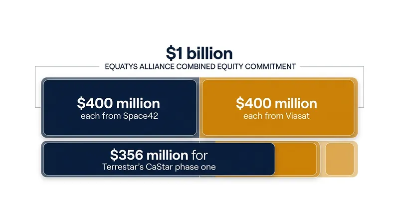 Space42 and Viasat have committed up to $1 billion to fund the initial Equatys infrastructure.