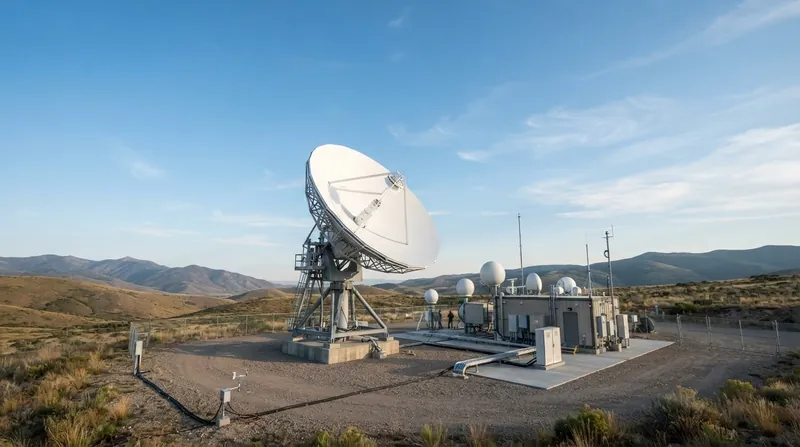 Illustration: The acquisition includes Globalstar's XCOM RAN unit, which builds private 5G networks for industrial campuses.