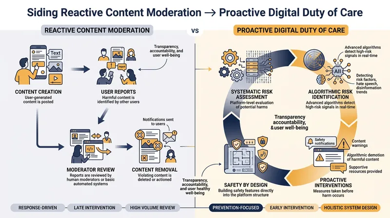 The new framework shifts the burden of safety from user reporting to proactive algorithmic design.
