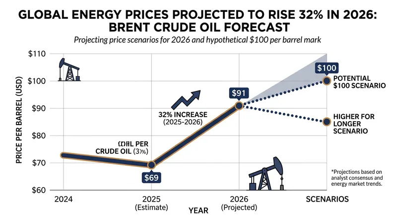 The World Bank projects a 32% rise in global energy prices in 2026, reversing three consecutive years of declines.