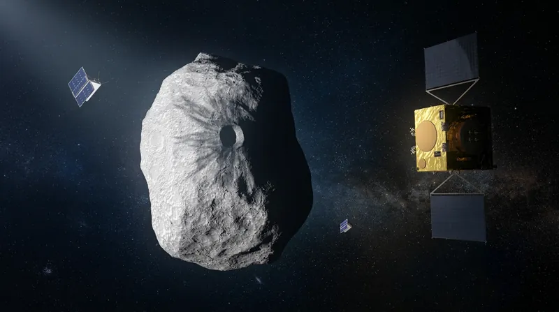 Hera will deploy two CubeSats, Juventas and Milani, to conduct close-proximity radar and spectral surveys of the asteroids.