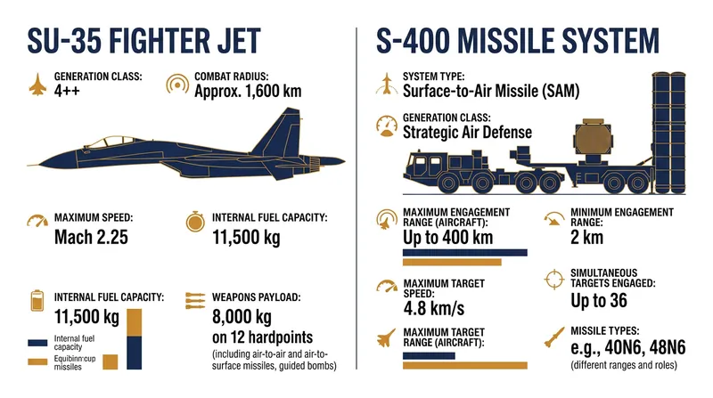 Technical specifications of Ethiopia's newly acquired Russian military hardware.