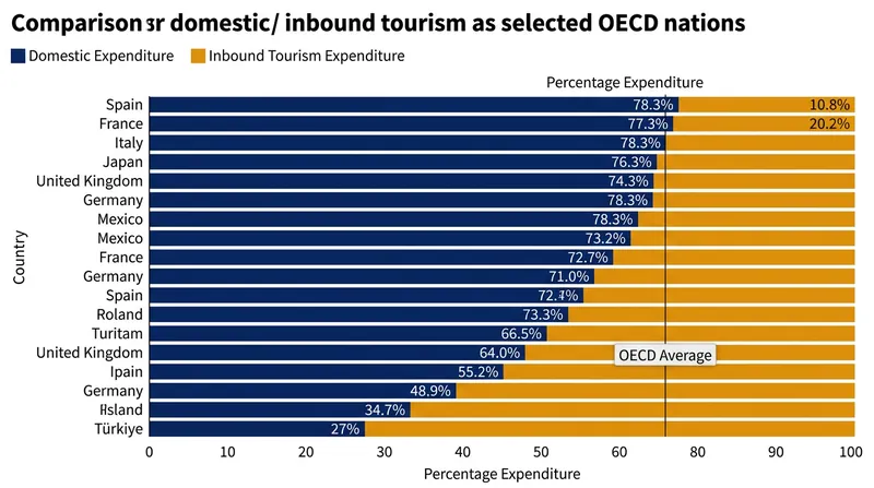 Domestic travelers provide the financial bedrock for the hospitality sector in most OECD nations.