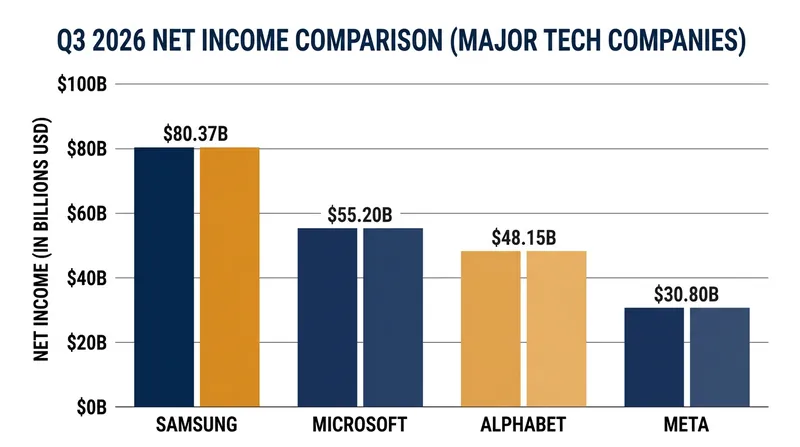 The South Korean hardware manufacturer's quarterly profit eclipsed the combined earnings of its largest software clients.