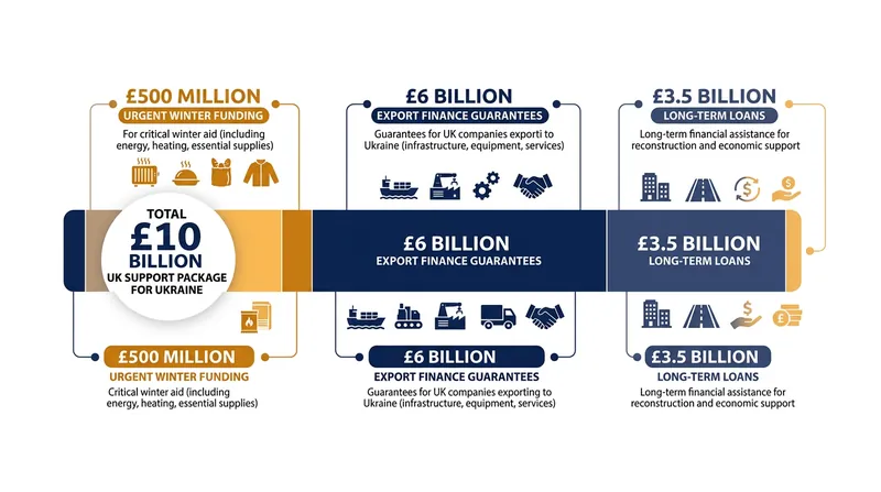 The budget maintains heavy support for Ukraine, including immediate winter funding and long-term economic assistance.