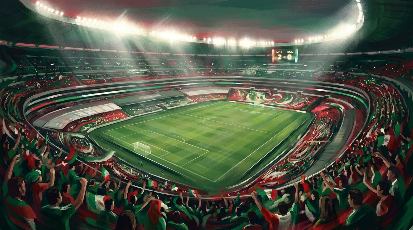 Mexico vs South Africa — full time