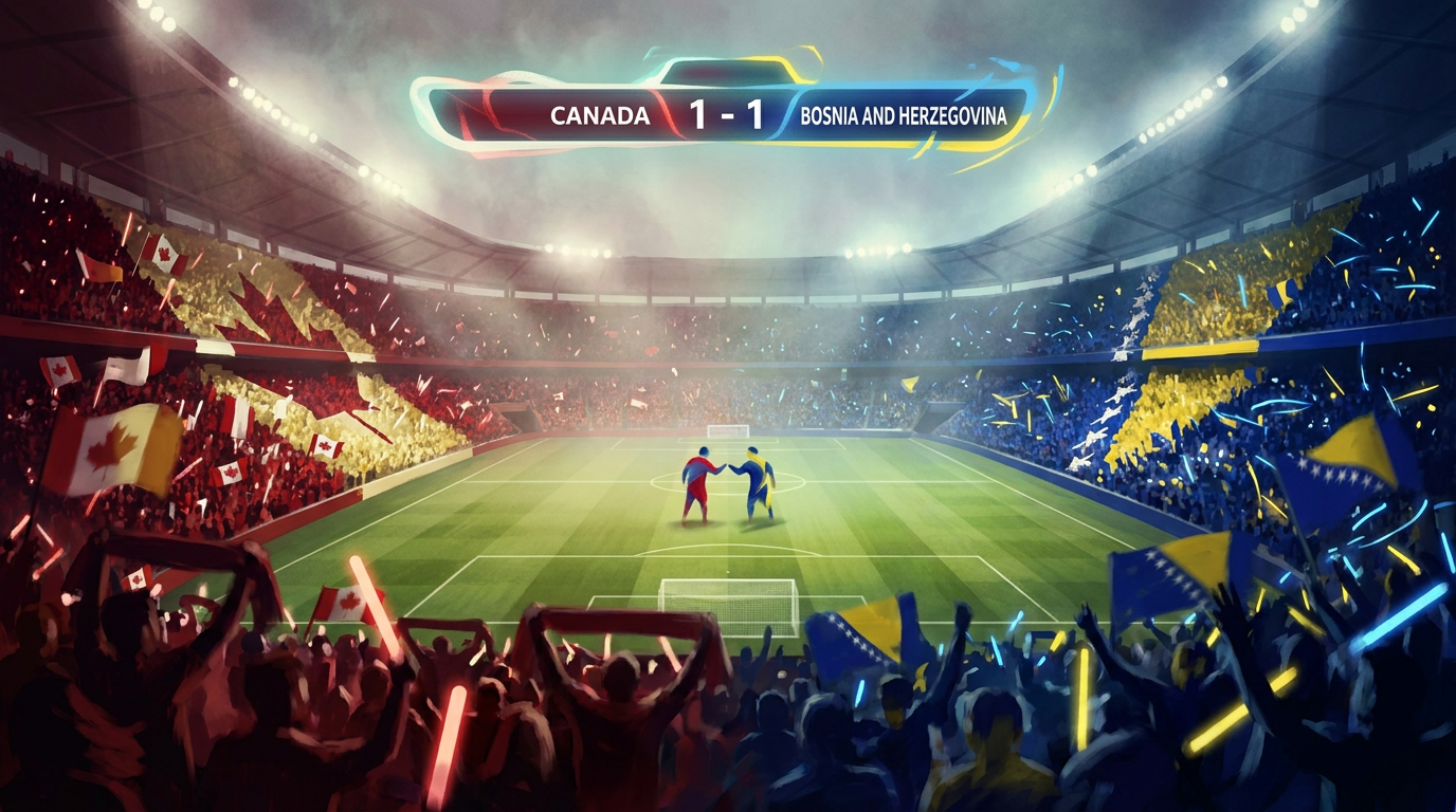 Canada vs Bosnia and Herzegovina — full time