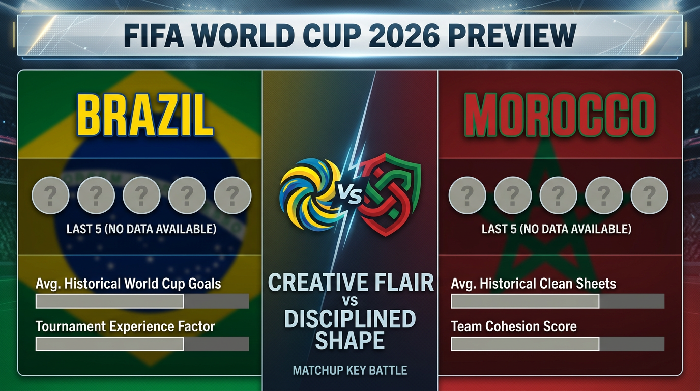 Brazil vs Morocco form and stats