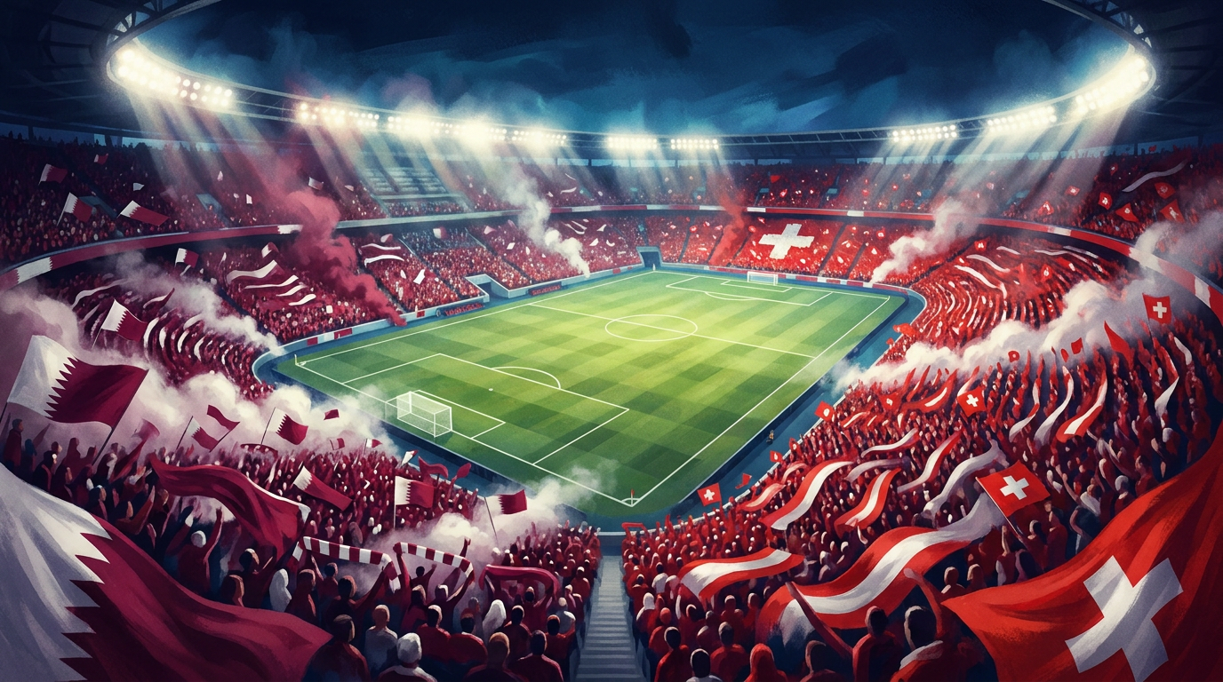 Qatar vs Switzerland — full time