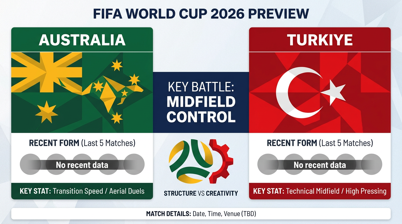 Australia vs Turkiye form and stats